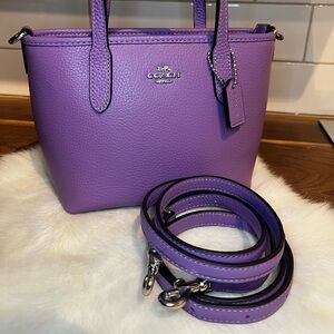 Coach City Mini Tote Bag In Iris CW031 NWT